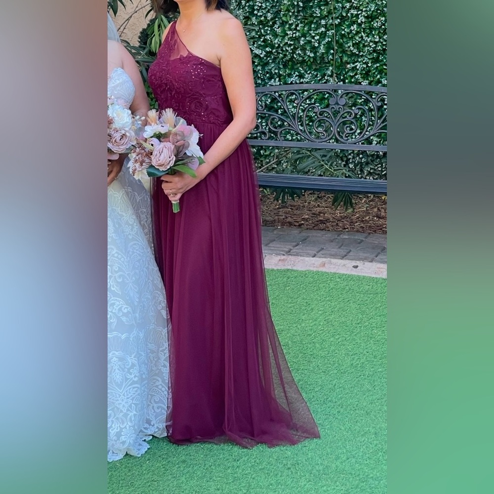 David’s bridal bridesmaids dress